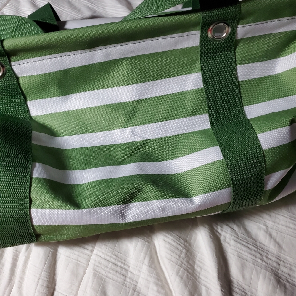 Thirty-one green cabana stripe